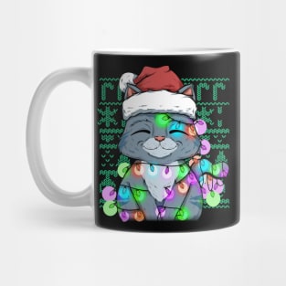 cats at christmas funny kittens cute T-Shirt Mug